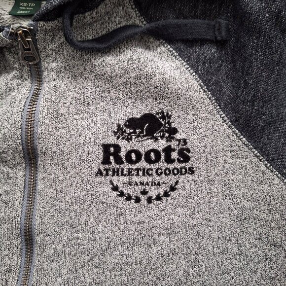 Roots Grey Zip Up Hoodie - Picture 3 of 7